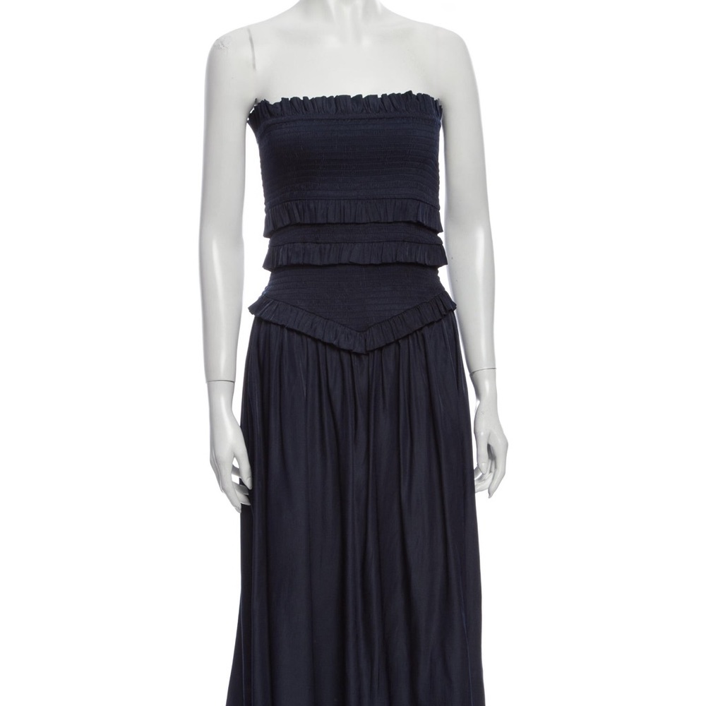 Opening Ceremony Strapless Midi Dress